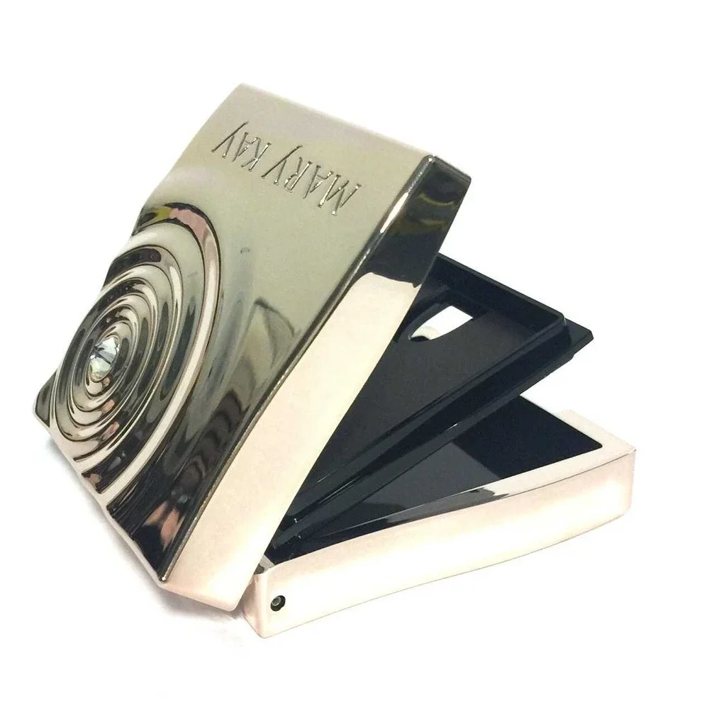 Mary Kay Compact Mini Rose Gold Limited Edition w/ Mirror for Shadows Blush Foun